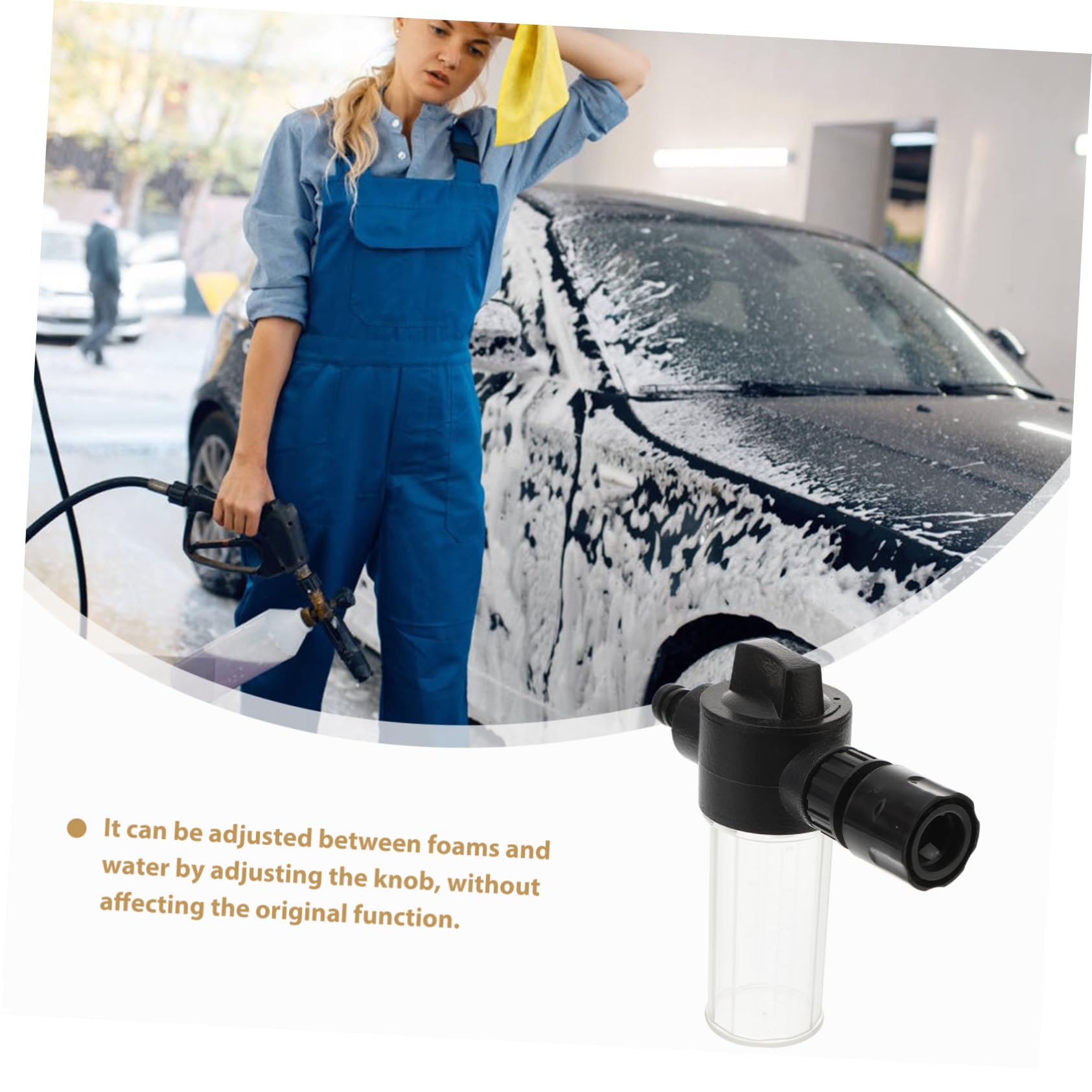HAPINARY Foam Sprayer for Car Wash Sturdy Materials Comfortable Grip Easy Operation