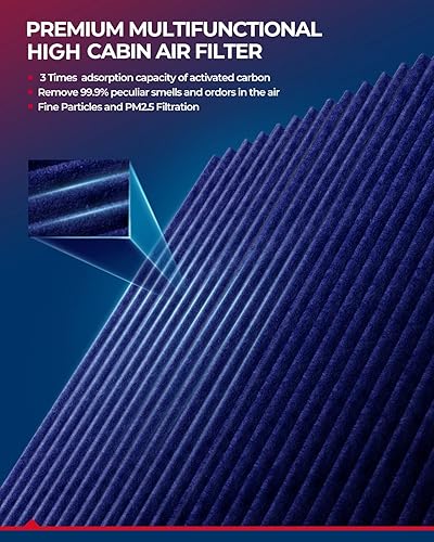 Miniatura 2 de KAX Filtro de aire de cabina premium, repuesto para GCF042(CF11776) Altima Sedan, Maxima, Murano, Pathfinder, JX35, QX60, filtro de cabina de fuerte