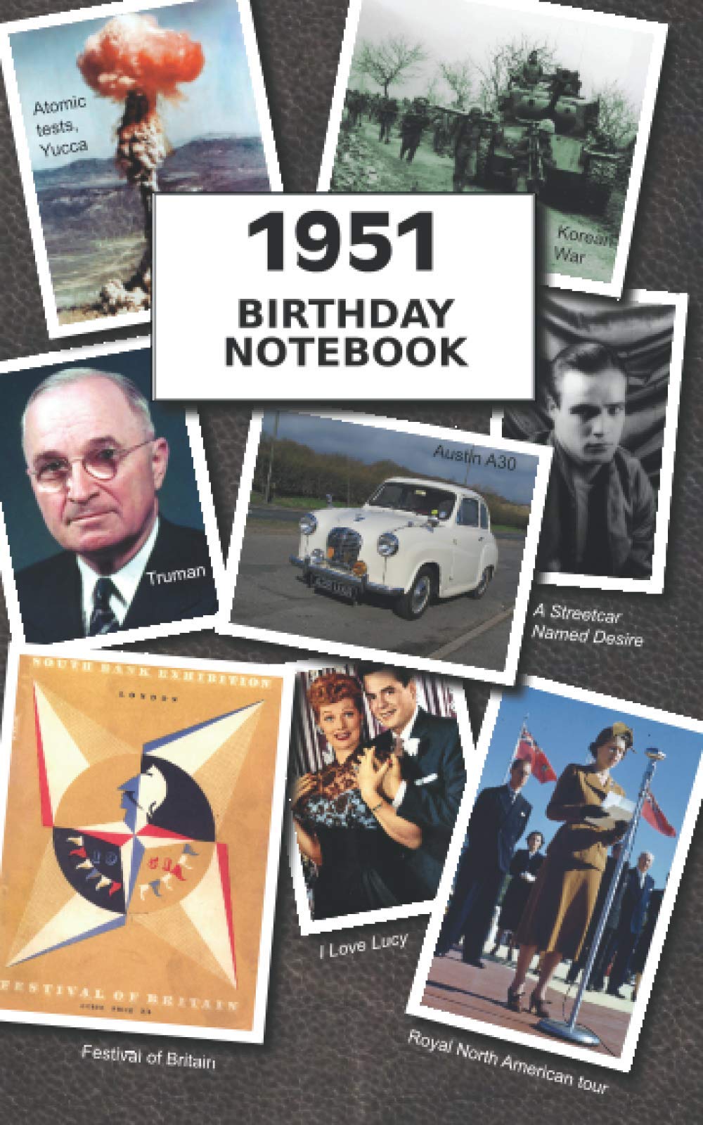 1951 Birthday Notebook: a great alternative to a card