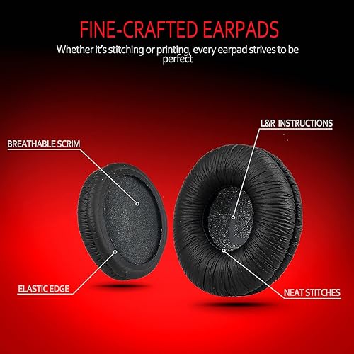 Miniatura 8 de Krone Kalpasmos - Almohadillas universales de repuesto para Sony MDR-ZX110V150 JBL Tune 600btT500BTT450BT, las almohadillas para auriculares solo