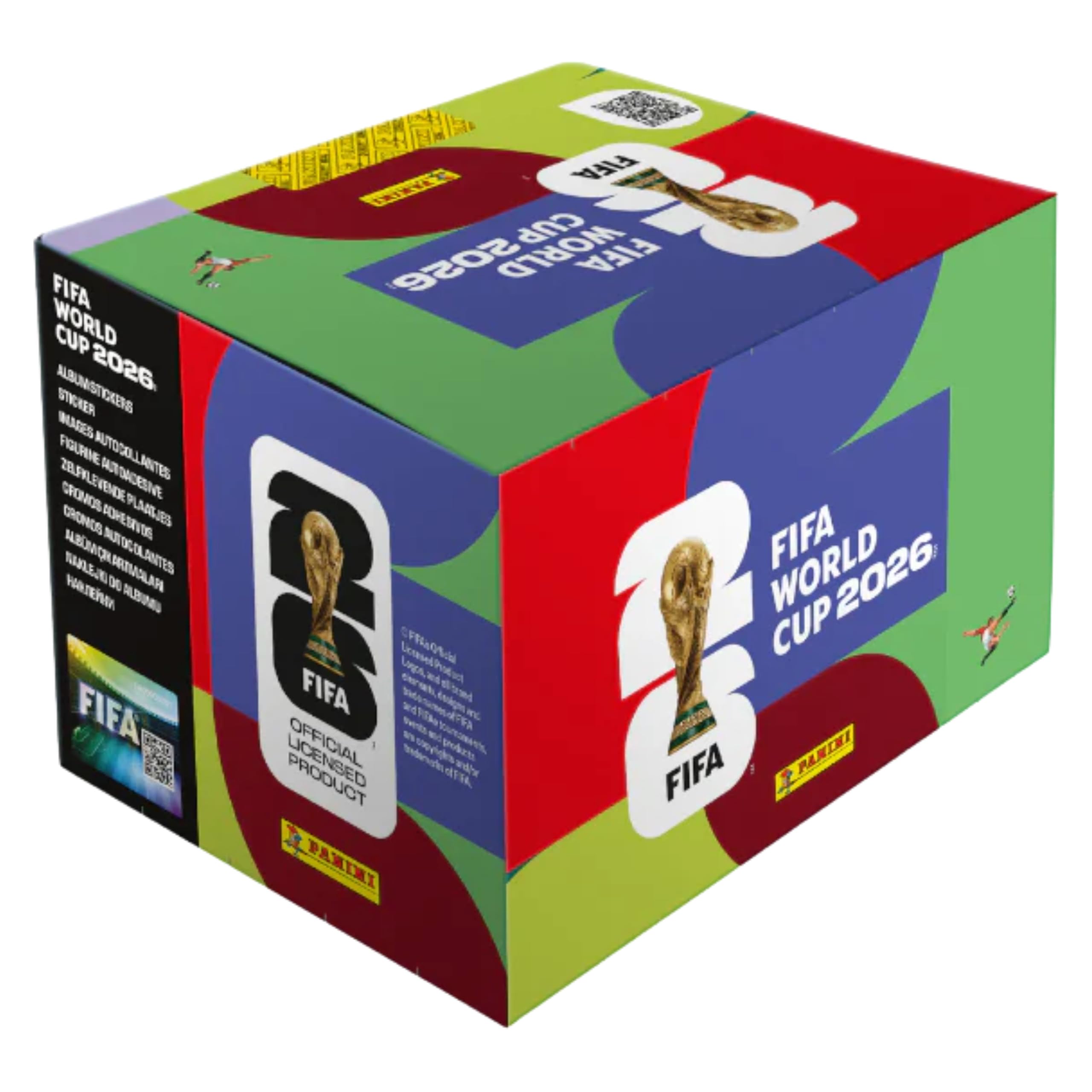 Panini FIFA World Cup 2026 confezione booster multicolore da 50 pezzi