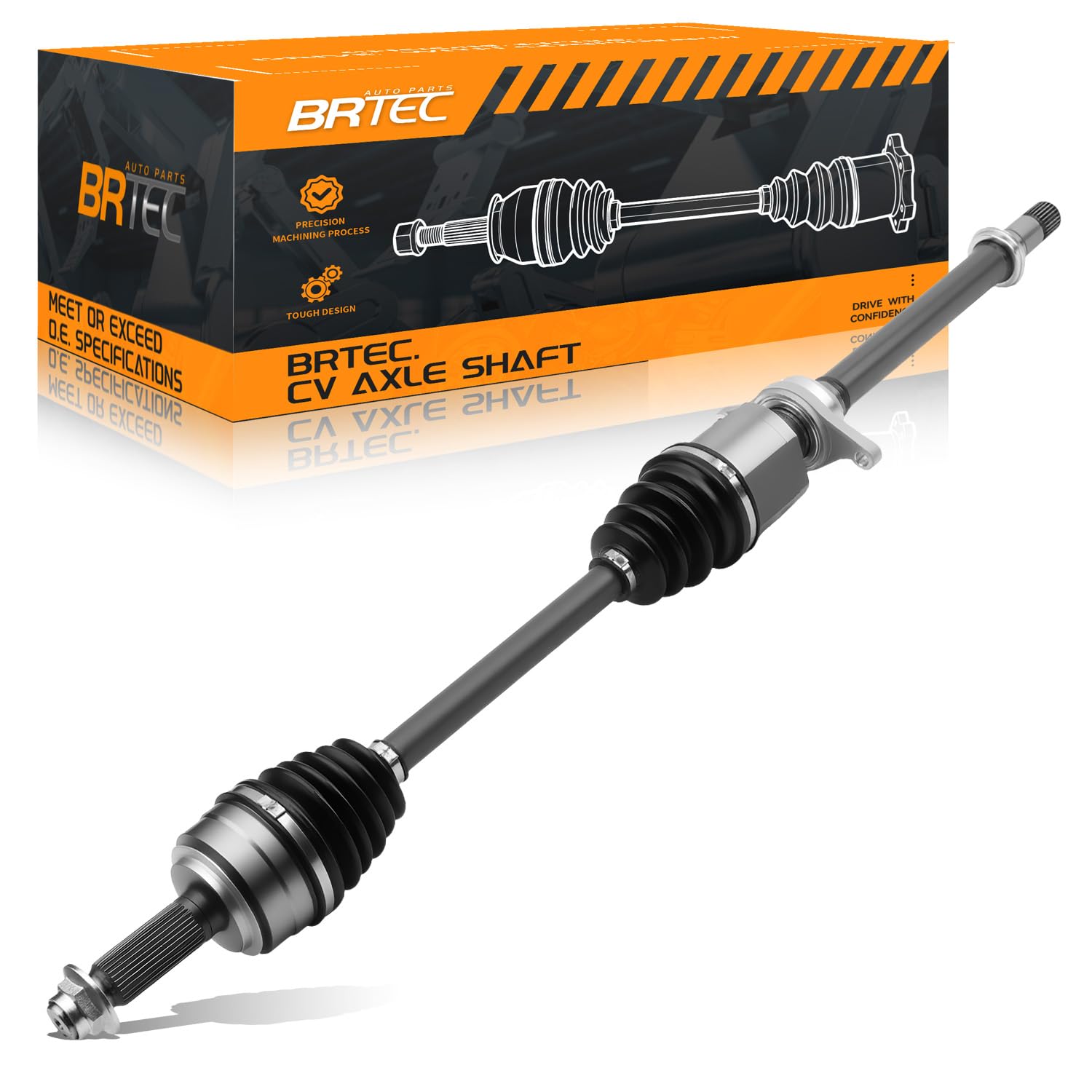 front right cv axle shaft assembly compatible with honda 2012 2013 2014 2015 pilot v6 3.5l, passenger side 66-4336 44305szaa11 44305szaa11rm 44305szaa21 ncv21554 664336