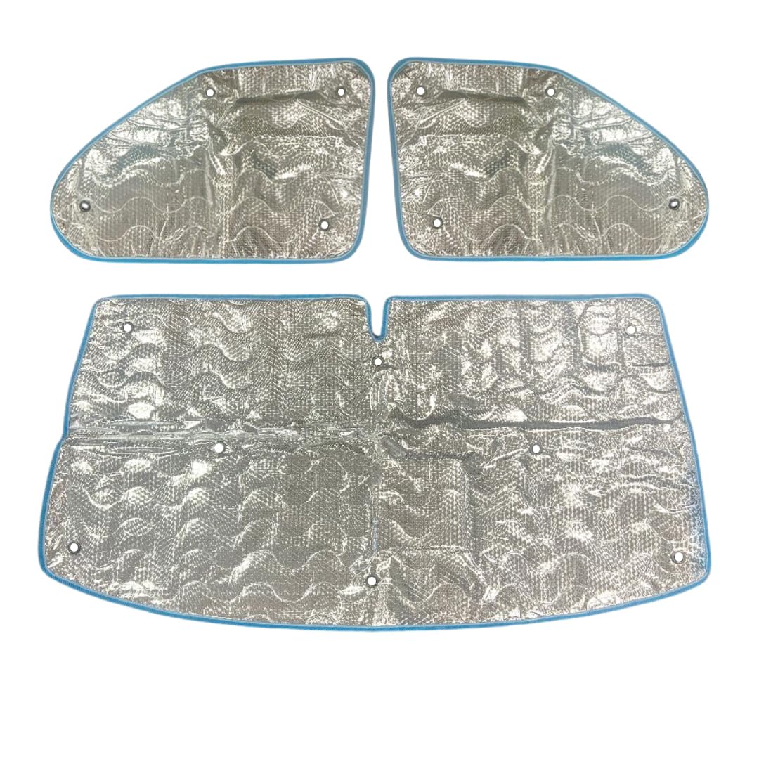 OLPRO Outdoor Leisure Products T5/T6 Thermo-Jalousien-Set – Vollständige Windschutzscheibe und Seitenfenster mit Saugnäpfen