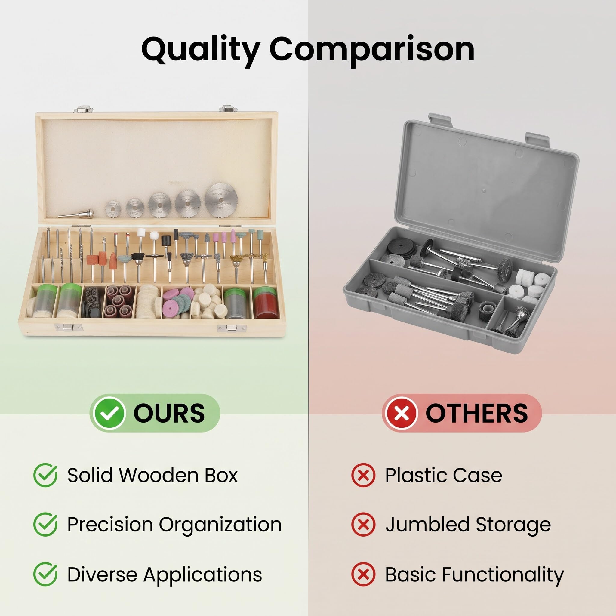 Juego de accesorios para herramientas rotativas, uso doméstico multiusos, herramienta rotativa para manualidades, 1/8 pulg. De diámetro para lijar piedra para madera