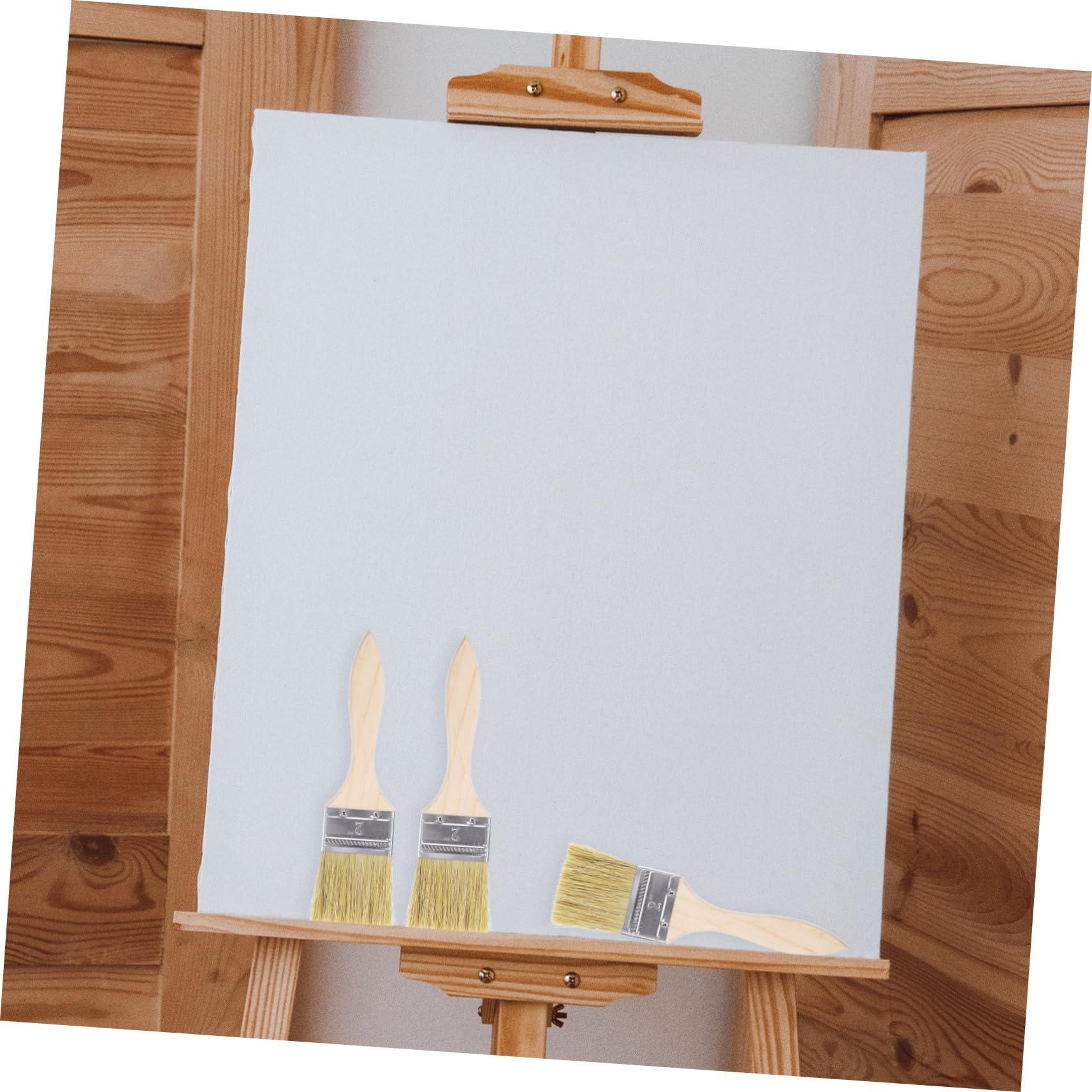 Set de 23 Pinceles de Cerdas Mango de Madera Beige