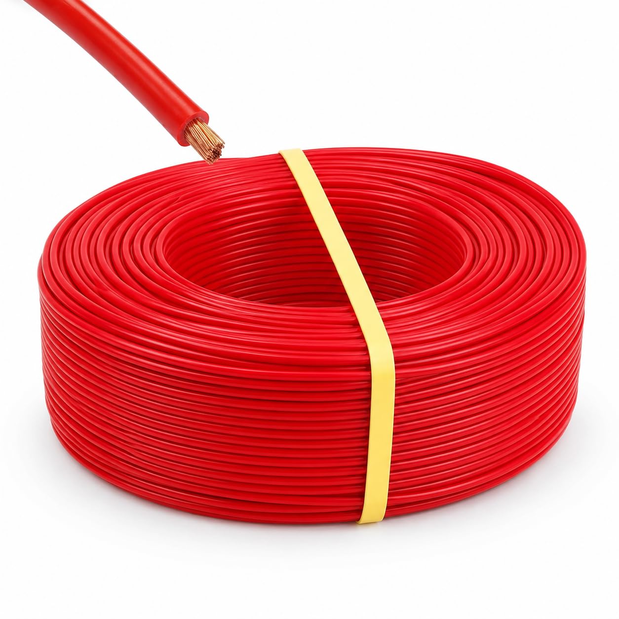 DRUMSTONE ( 2026 Brings 5 Years WARRANTY ) 10mm Copper Electrical Wire 5M Red Single Core Cable, Flexible PVC Insulated Heavy Duty Power Wire for Home & Industrial Wiring-image-19