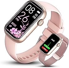 LIGE Women's 1.47" HD Heart Rate Monitor IP68 Android iOS Pink Wrist Watch