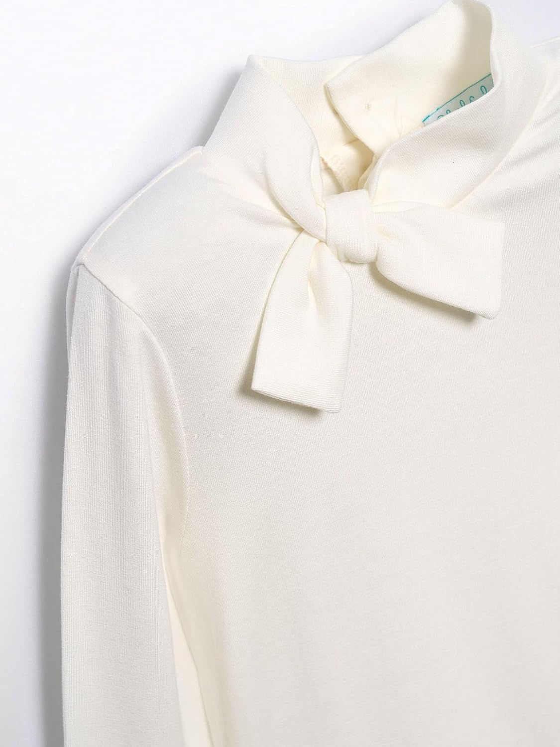 Abel & Lula Knitting Turtleneck for Girls Cream