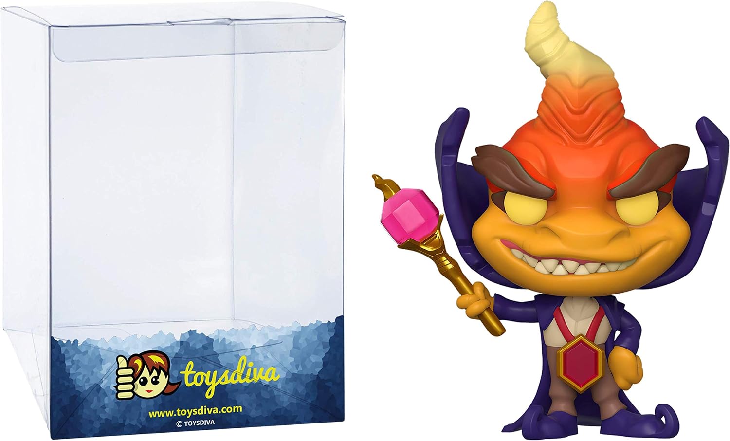 Ripto: P o p ! Games Vinyl Figurine Bundle with 1 Compatible 'ToysDiva' Graphic Protector (361-43347 - B)