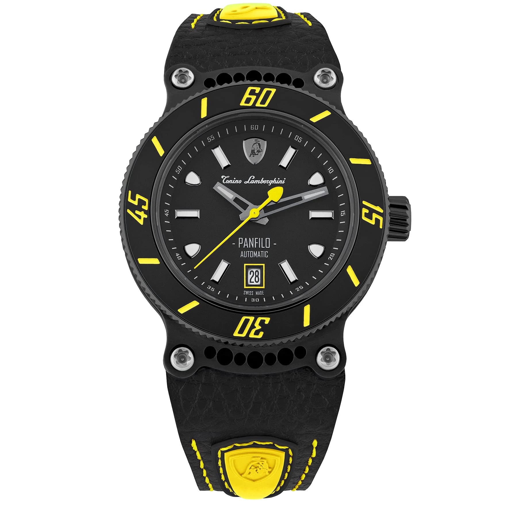 Tonino Lamborghini Panfilo Automatic Watch Yellow TLF-T03-5
