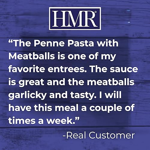 Miniatura 7 de HMR Penne Pasta con albóndigas Entrée  Almuerzo o cena preenvasados para apoyar una alimentación saludable  Listo para comer  0.44 oz de proteína