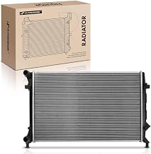 A-Premium Engine Coolant Radiator Assembly Compatible with Volkswagen Golf 2010 2011 2012 2013 2014, L5 2.5L, Replace# 13444, 1K0121251BR, VW3010163
