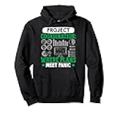 Coder PROJECT COORDINATION WHERE PLANS MEET PANIC Computer Pullover Hoodie