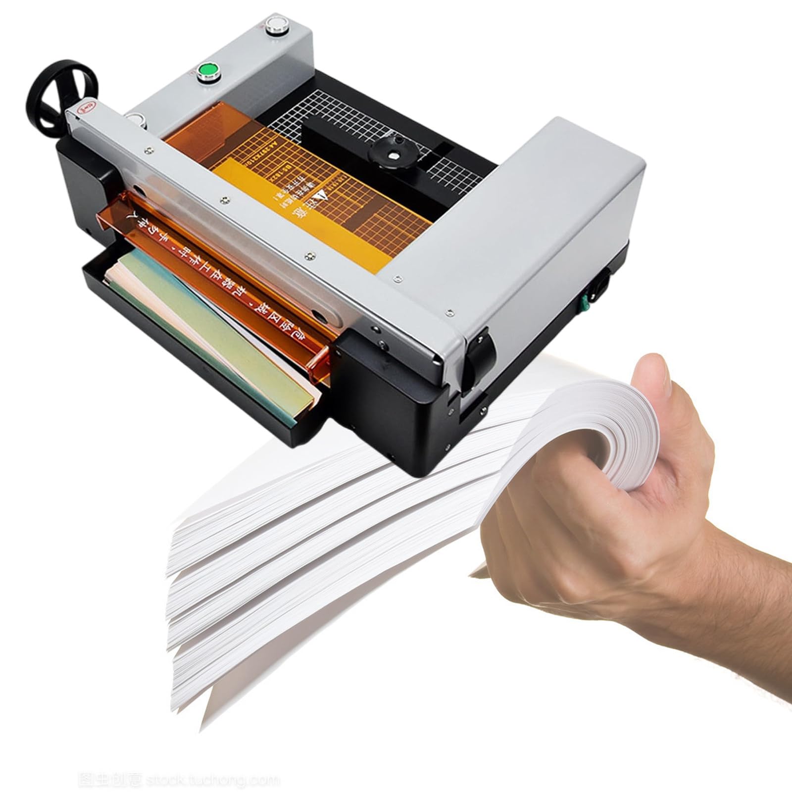Taglierina Di Carta A Ghigliottina Industriale Da 12 Pollici, Taglierina Di Carta A4 Di Grande Capacità Resistente, Per Carta Tagliata, Cartoncino, Cartone, Pvc, Pelle, Tessuti Non Tessuti Et