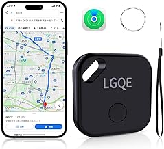 LGQE スマートタグ【超強力信号&GPS全地球測位】紛失防止タグ gpsタグ gps 小型 バレない スマートトラッカー 物探す 忘れ物防止 タグ 追跡タグ 子供見守り 子供GPS追跡 物探す 盗難対策 超軽量 子供/犬/猫/鍵/荷物/財布/バッグ/に掛ける スマホ/自転車に貼る 電池寿命1年 Logo付きの正規品 MFI認証済み 吊りひも/粘着シール/日本語取扱説明書付【 iOS端末のみ対応】
