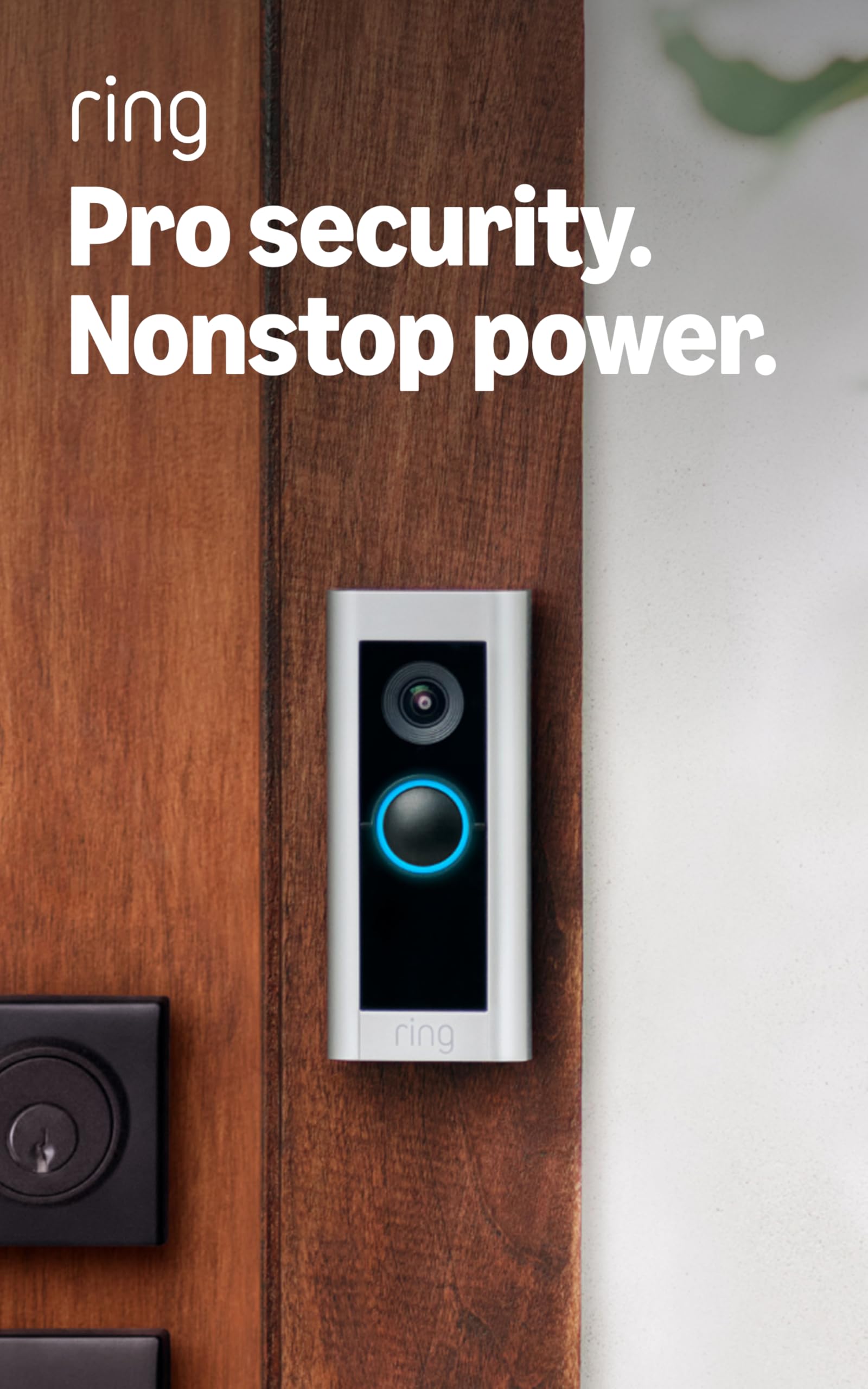 Ring Wired Doorbell Pro – Best-in-class with cutting-edge features (existing doorbell wiring required)