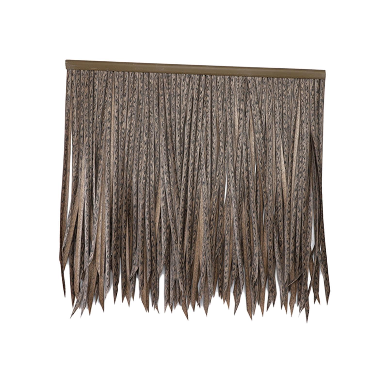 Straw Roof Thatch Multifunction 50x50 Panel Palm Thatch Roll for Hut Outdoor D-image-30