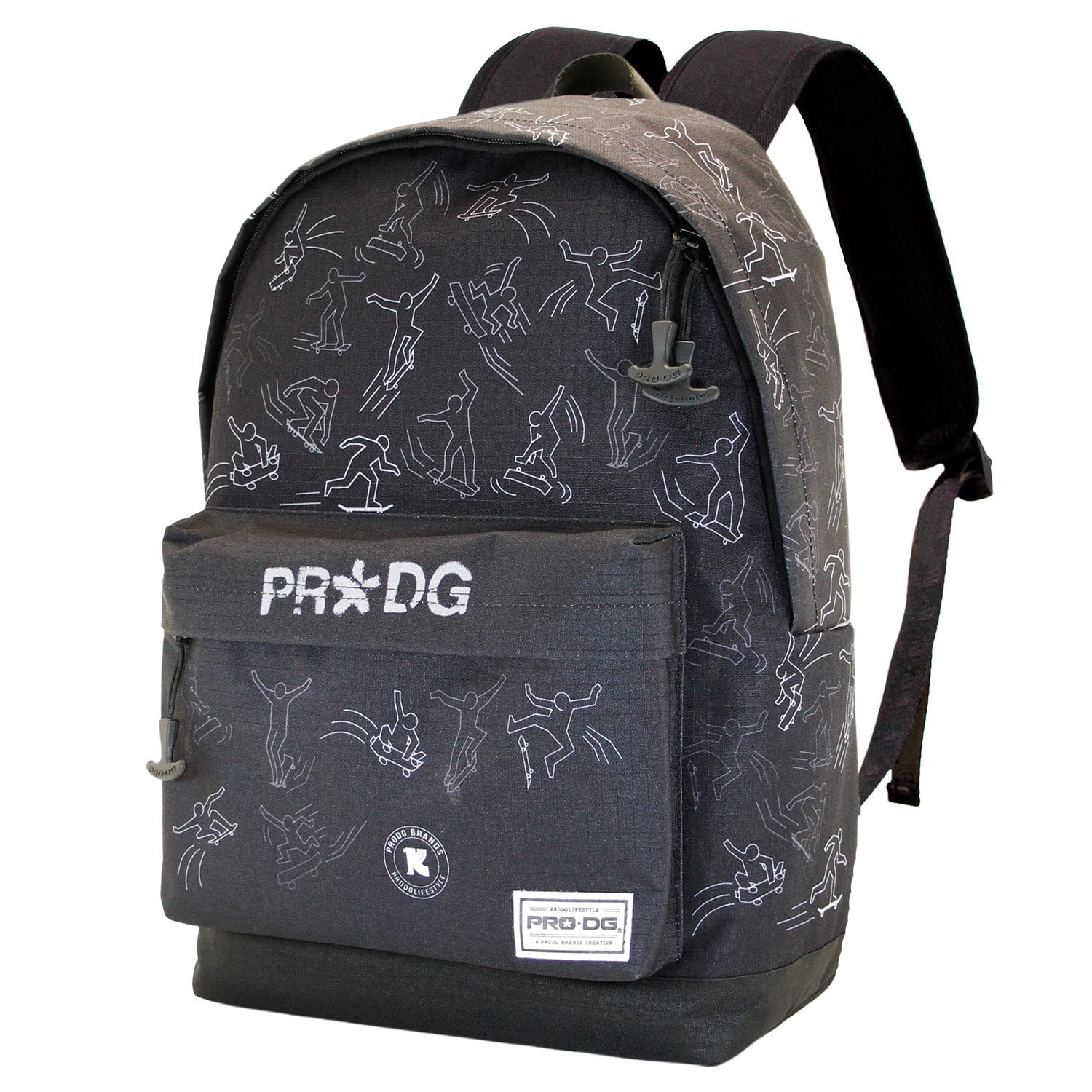 PRO-DG Tricks-Mochila ECO 2.0, Negro, 32 x 44 cm, Capacidad 22.5 L