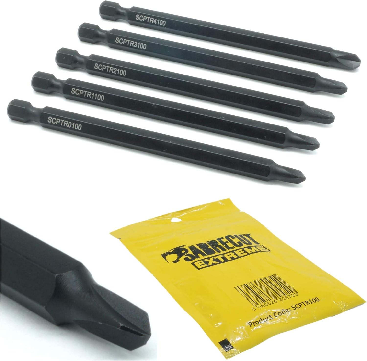5 x SabreCut SCPTR100 Tri Wing TriWing Security Screwdriver Bits Tip