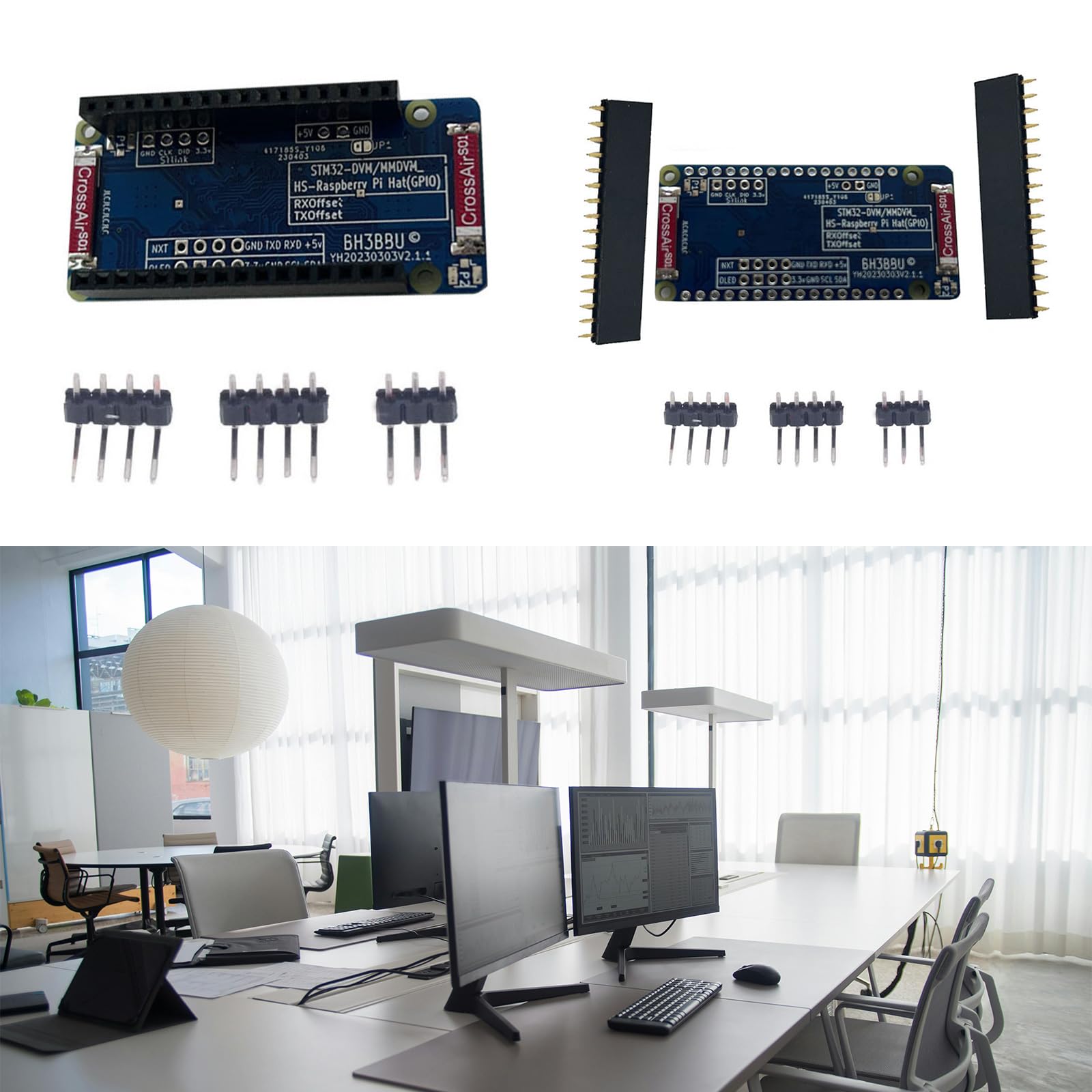 Hotspots Board V1.5.2 avec antennes UHF P25 POCSAG Modes numériques Interfaces