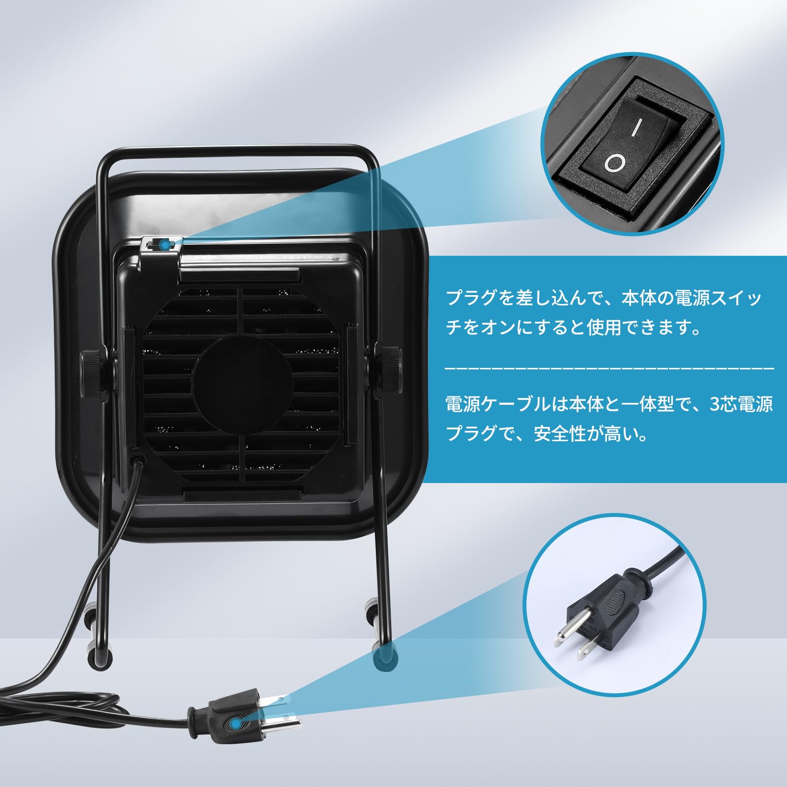 Amazon.co.jp: Sidvkut 卓上レンジフード 卓上換気扇 大風量 2pcs