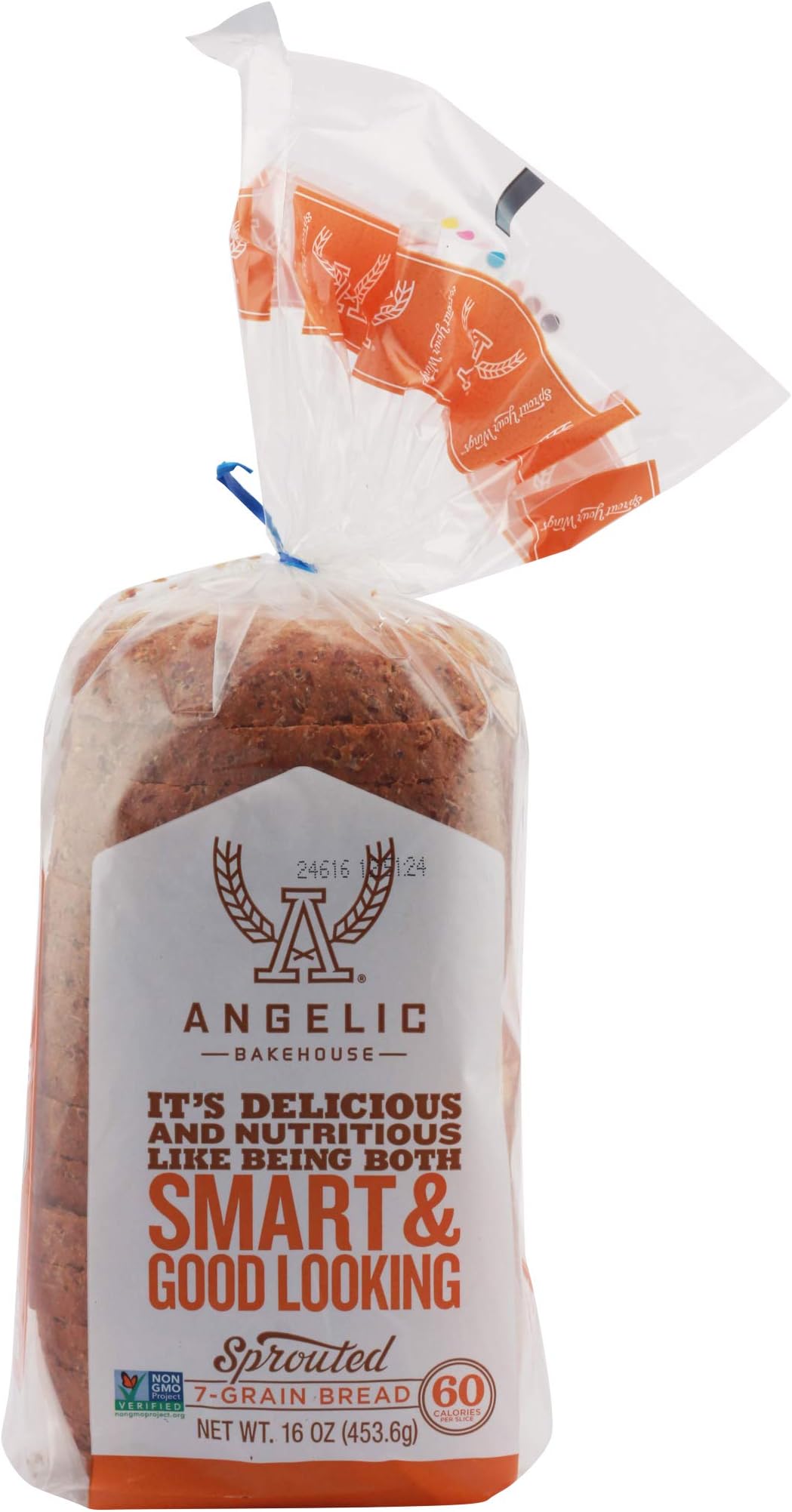 Angelic Bakehouse Bread, Sprouted 7-Grain, 16 oz (frozen)