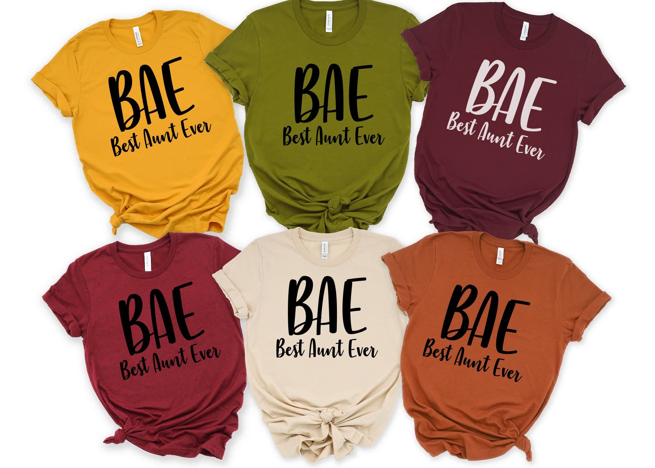 Personalized Bae Shirt Best Aunt Ever Shirt Best Aunt Ever Mothers Day Gift-Shirt For Aunt Womens Shirt