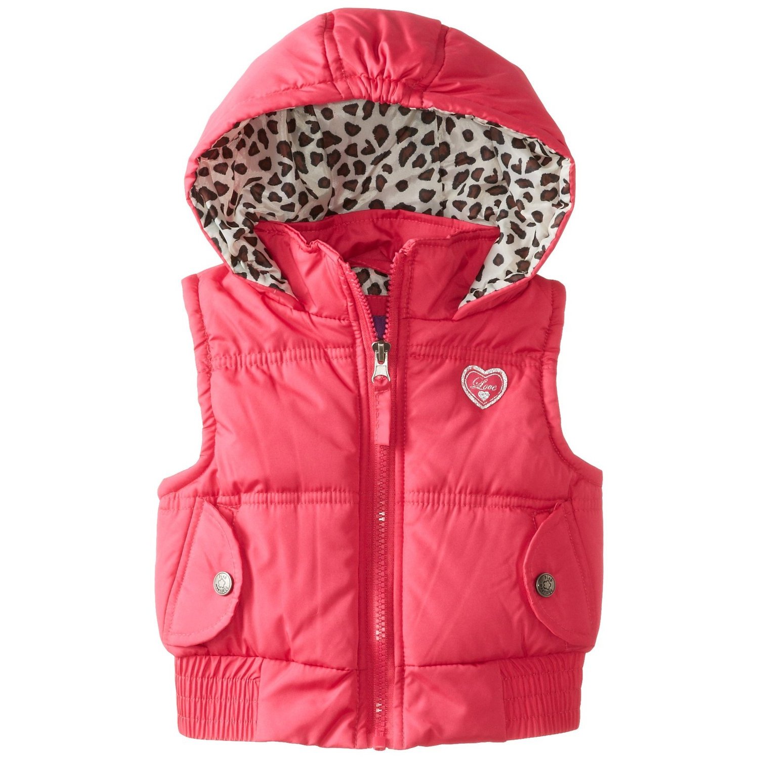 Pink PlatinumLittle Girls' Solid Puffer Vest