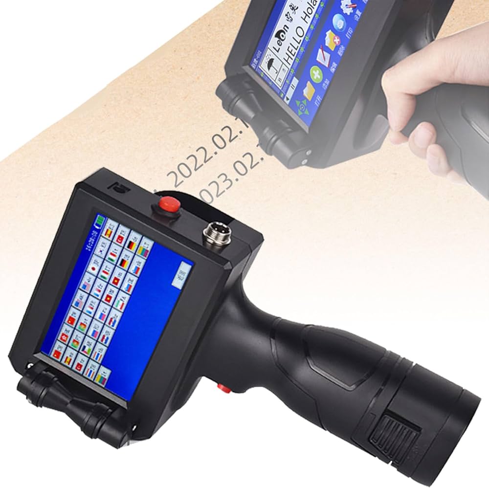 Amazon.co.jp: ハンドヘルドインクジェットプリンタガン - 多言語