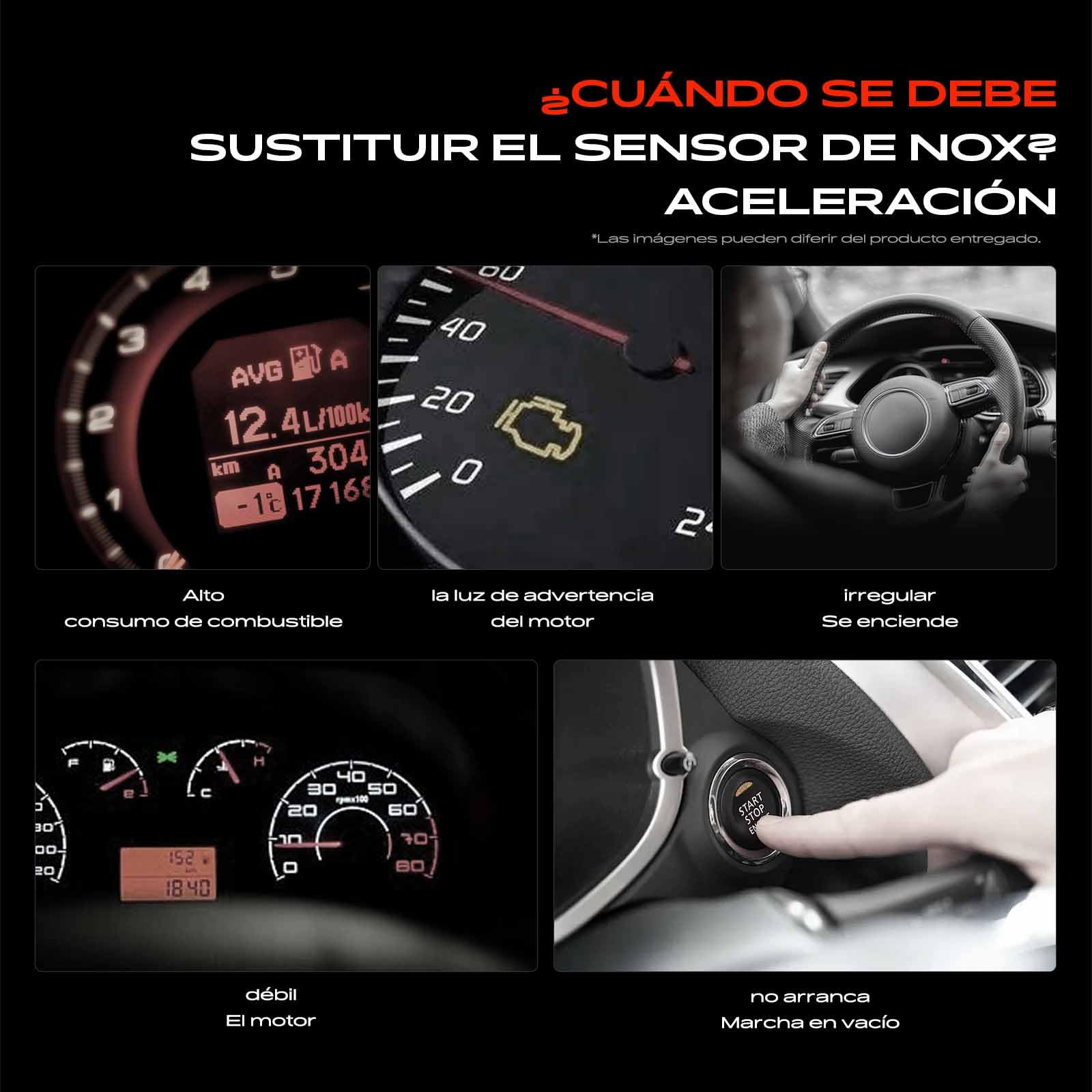 Frankberg Sensor de NOx 5 Polos 9678570780 | Compatible con: C4 II NC, DS5, C3 Aircross II 2C 2R, 308 II L3 LB LH LP LW, 2008 I CU, DS3 Cabriolet SB