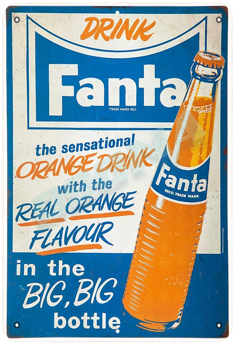 Drink Fanta The Orange Drink Retro Nostalgic Traditional Rust