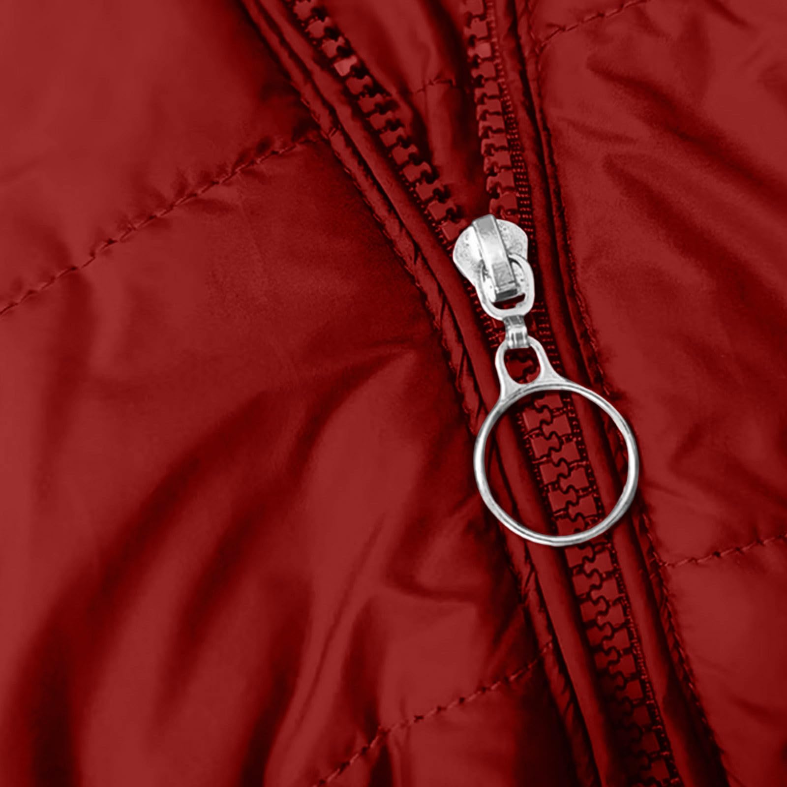HAOLEI Abrigo Mujer Largo Invierno Plumas Chaqueta Acolchada a Prueba de Viento Talla Grande Cálido Chaqueta Algodón de Invierno con Capucha Gruesa Caliente Elegantes Parka Abrigo Exterior de Felpa