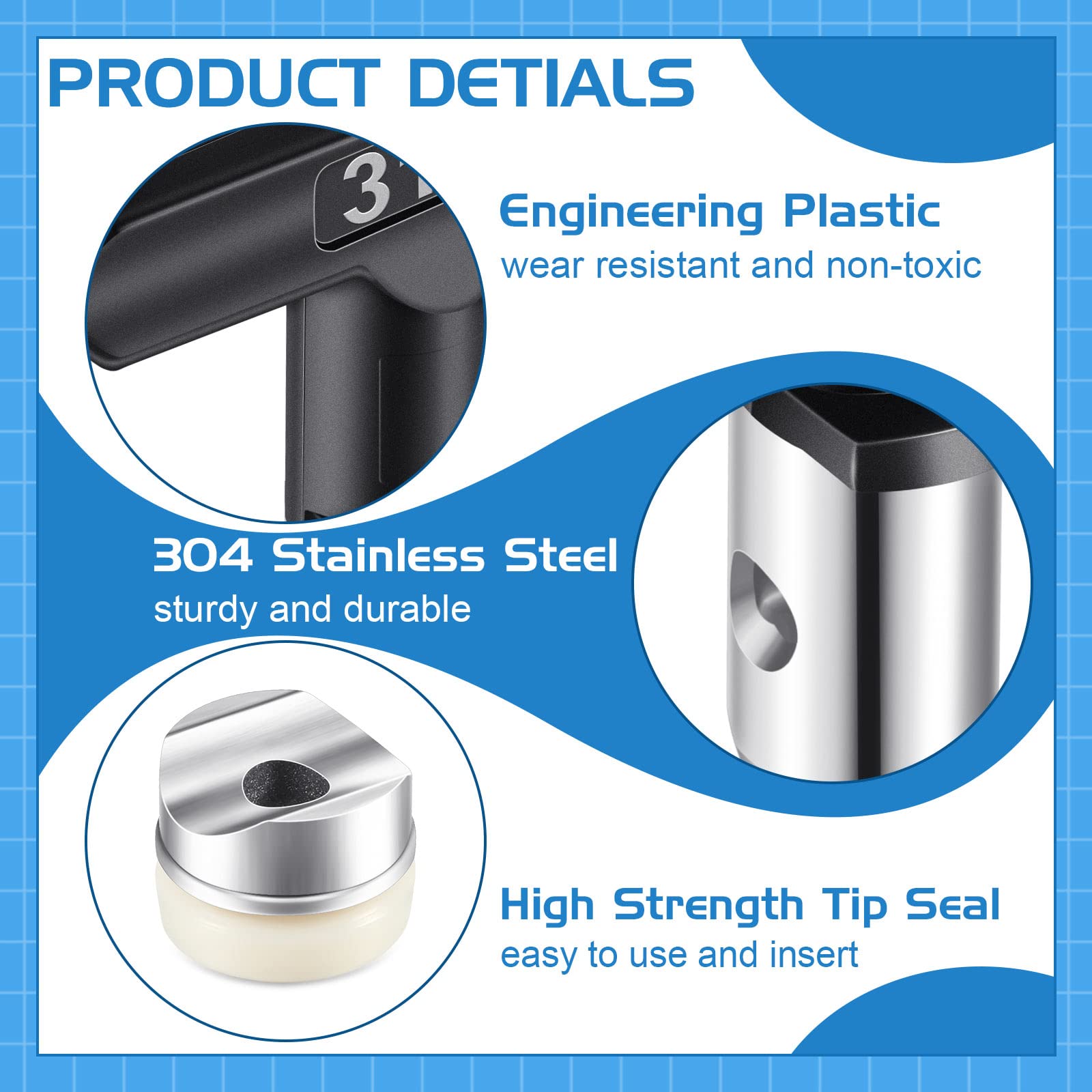 Zhengmy 8 Stück Farbsprüherspitzen Wendbare Sprühspitze Airless Sprühdüsen Spitzen Airless Sprühmaschine Teile für Haus Gebäude Garten Decks (109, 213, 311, 315, 413, 517, 619, 621)