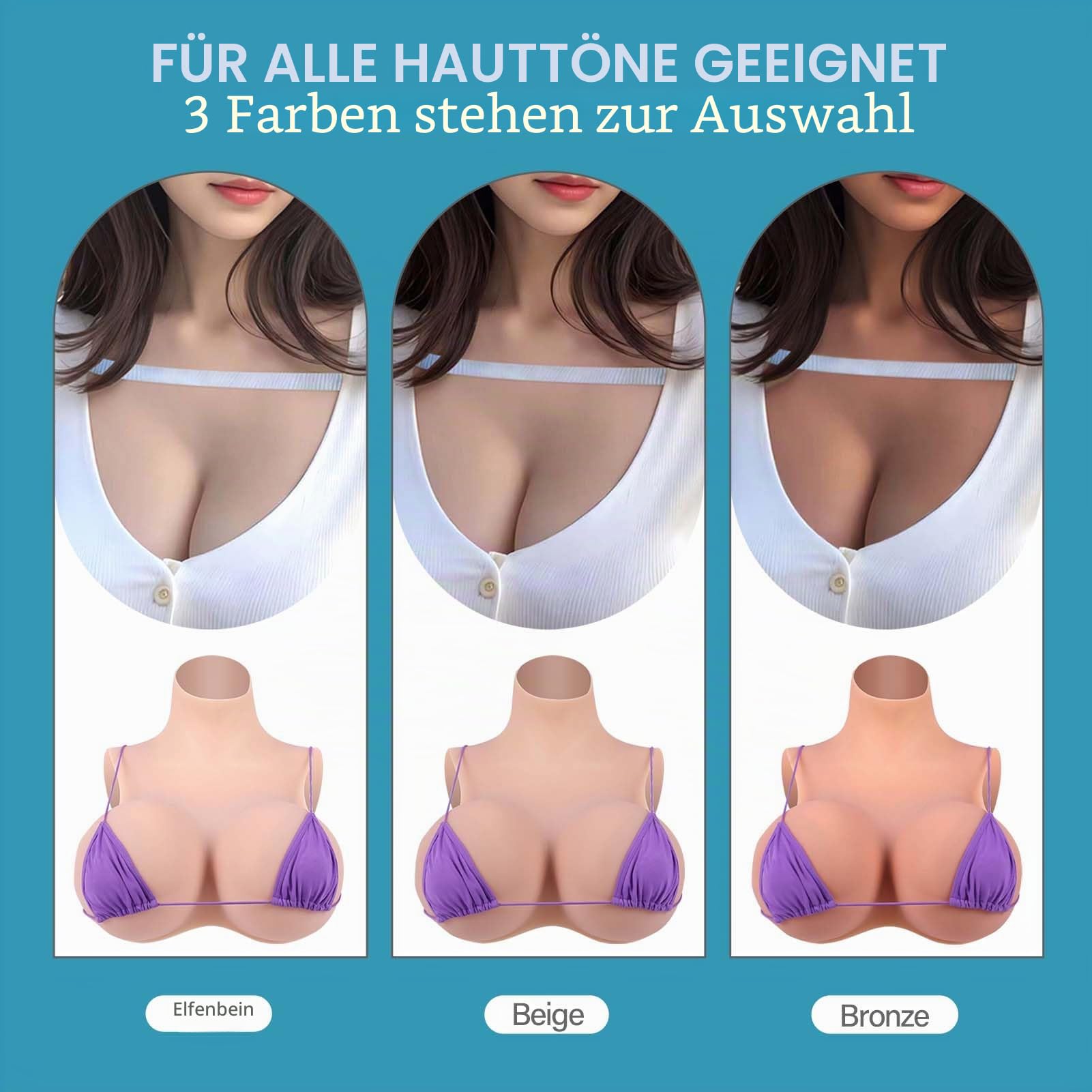 Silikon Brüste Realistisch Crossdresser Baumwolle Gefüllt Halbkörper Falsche Brust Forms Silikonbrüste Fake Boobs für Transgender Mastektomie Prothese