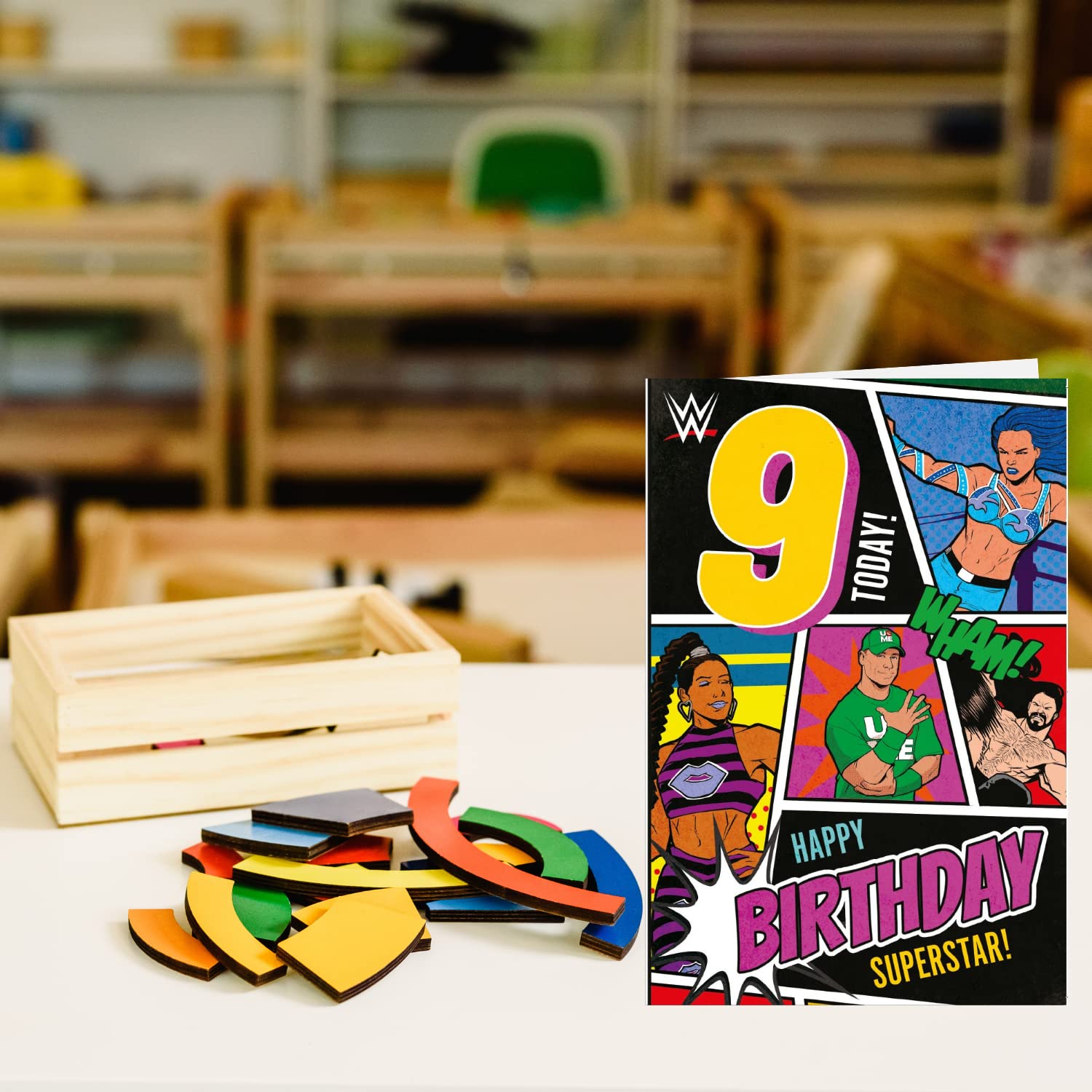 Offizielle WWE Geburtstagskarte Zum 9. Geburtstag – Perfekt Für Jungs