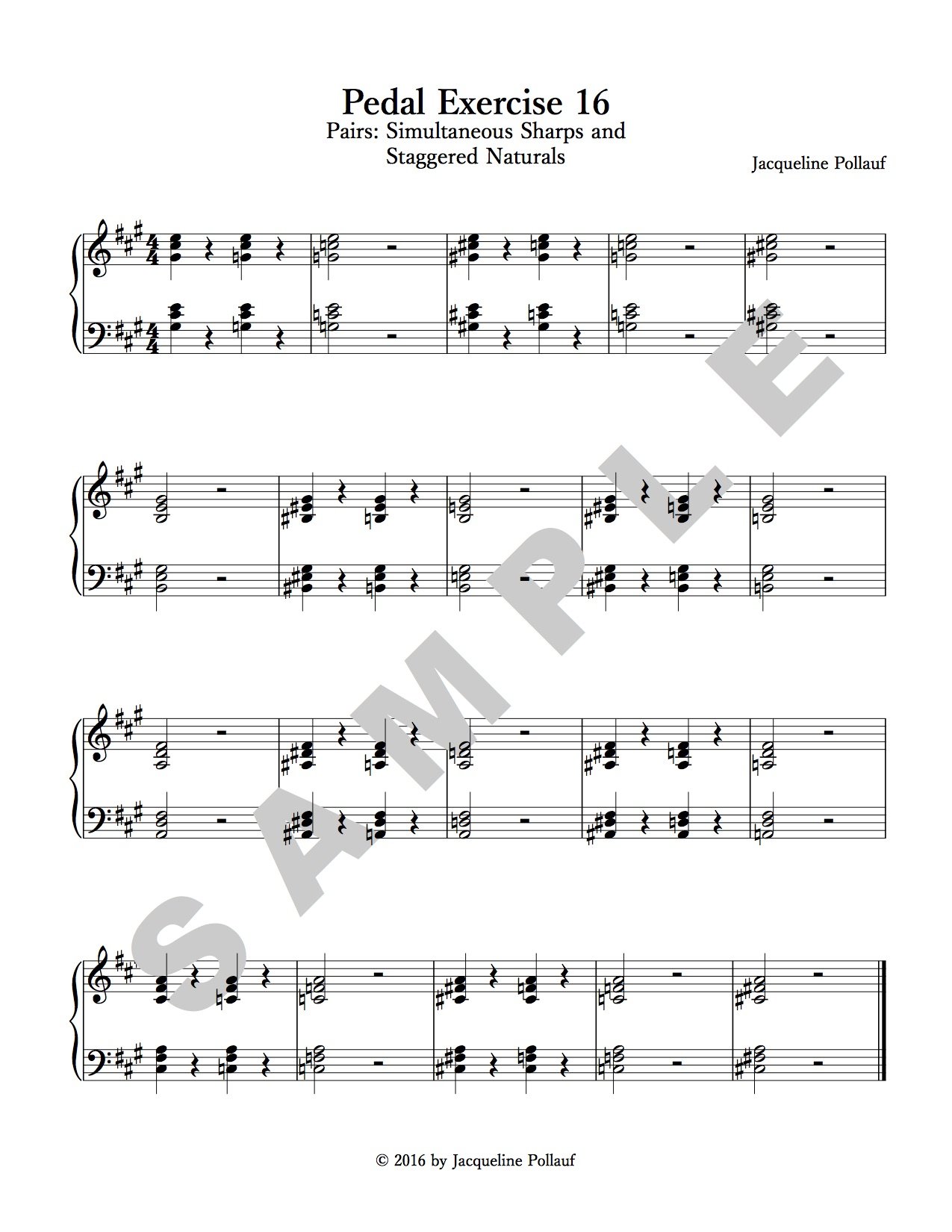 Pedal Exercises for Harp - Image 4