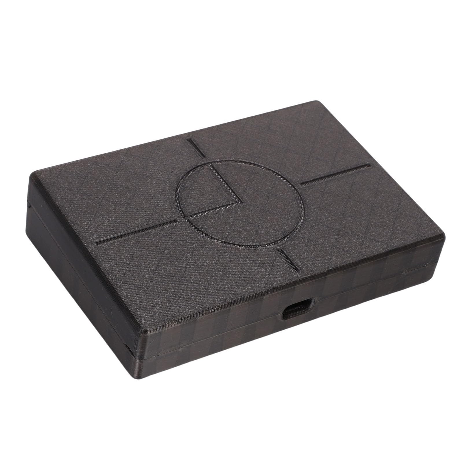Jiawu Étui de Rangement Antichoc de qualité Supérieure, adapté à la Console de Jeu Rétro Flip 2, Boîte de Voyage de Protection pour Les Joueurs, PETG, Noir