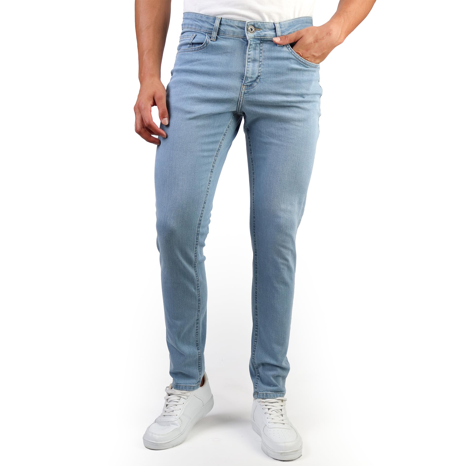 HALAT'S Herren Jeans Slim Fit - Baumwolle Jeanshose Stretch für Herren mit Schlanke Elastizität