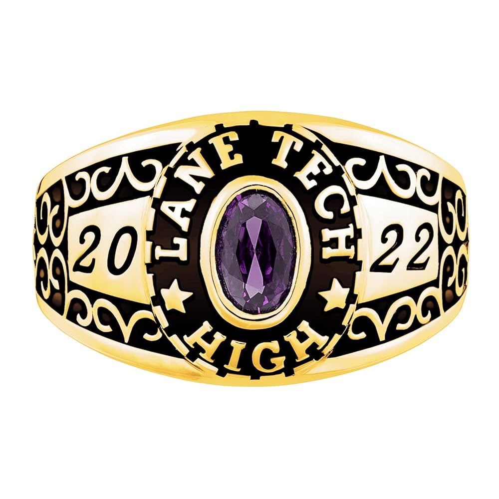 Amazon.com: Shusukue 10K/14K/18K Solid Gold Custom Class