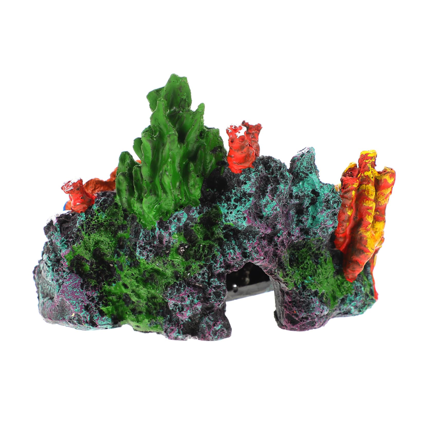 HANABASS 3piezas Decoración De Acuario De Coral Artificial Adorno De Coral para Peceras Accesorio De Acuario para Pequeños Peces y Tortugas De Agua Dulce y Salada