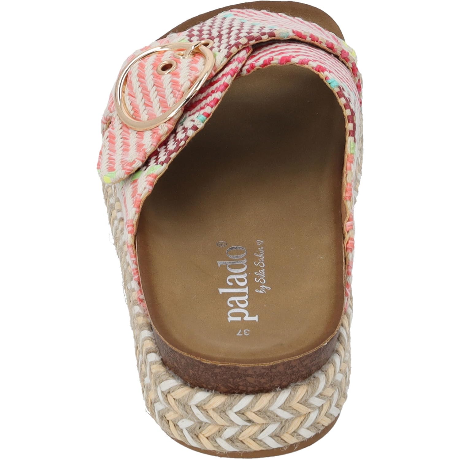 Palado Damen Pantoletten Zurlo by Sila Sahin - modische Sandalen mit Plateau-Sohle - elegante Hausschuhe für Frauen - bequeme Sommerschuhe