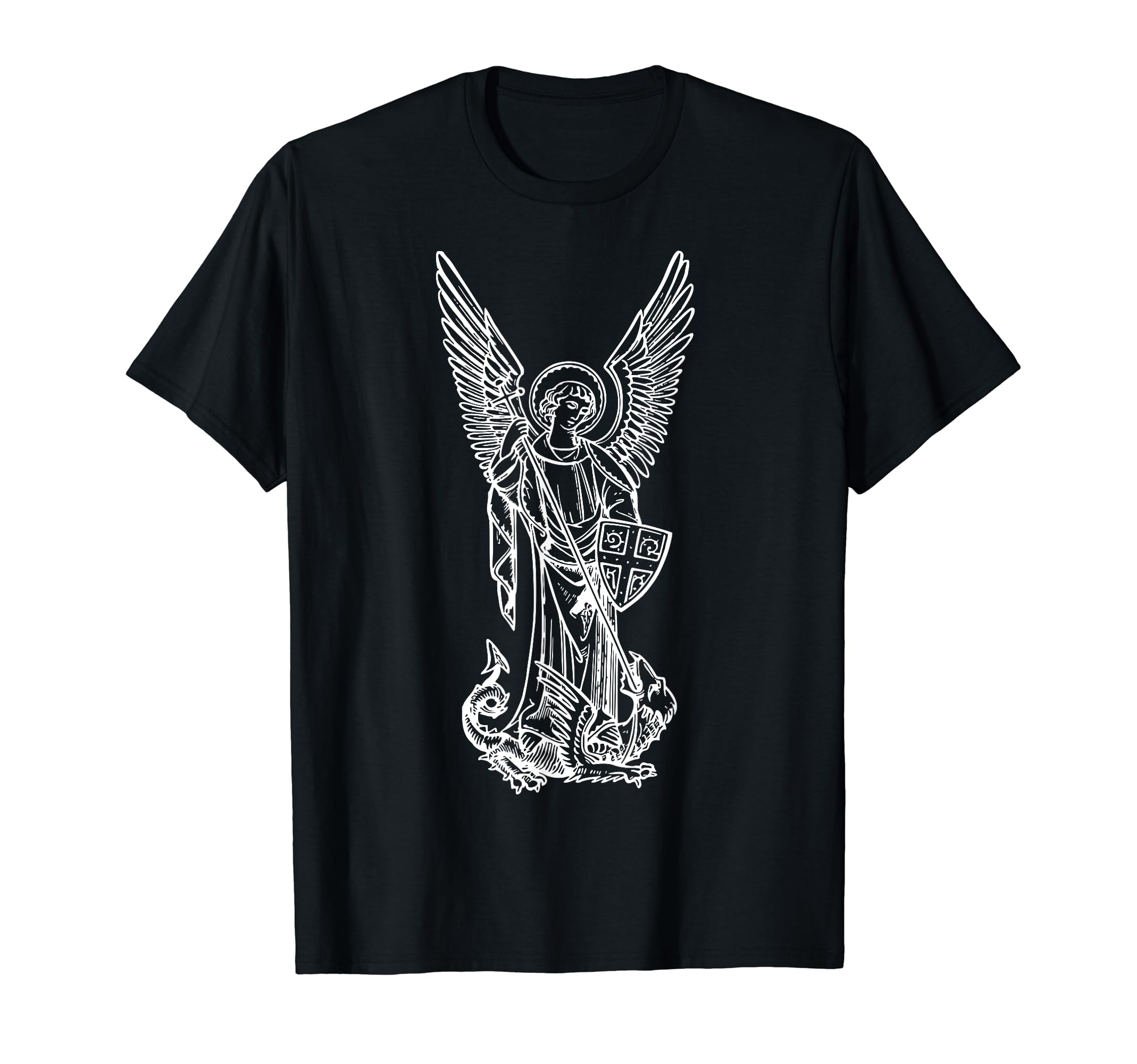 Angel Arc Tees - St Michael The Archangel Christian T-Shirt
