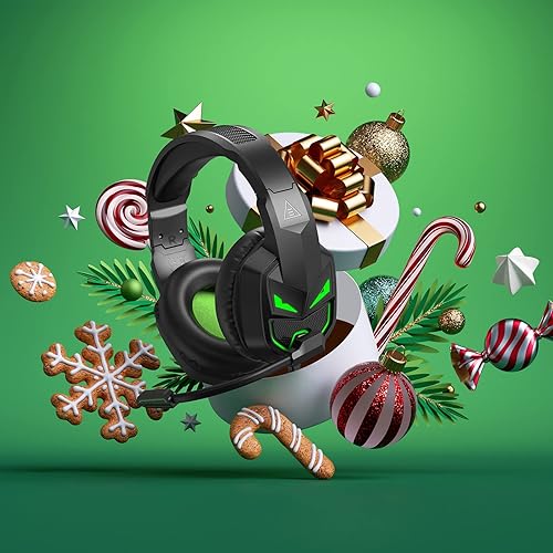 Miniatura 7 de EKSA Fenrir Gaming Headset for Xbox One PS4 PC PS5 Mobile Devices - Gaming Headphones with Noise Cancelling Microphone Comfortable Ear Pads 50 mm