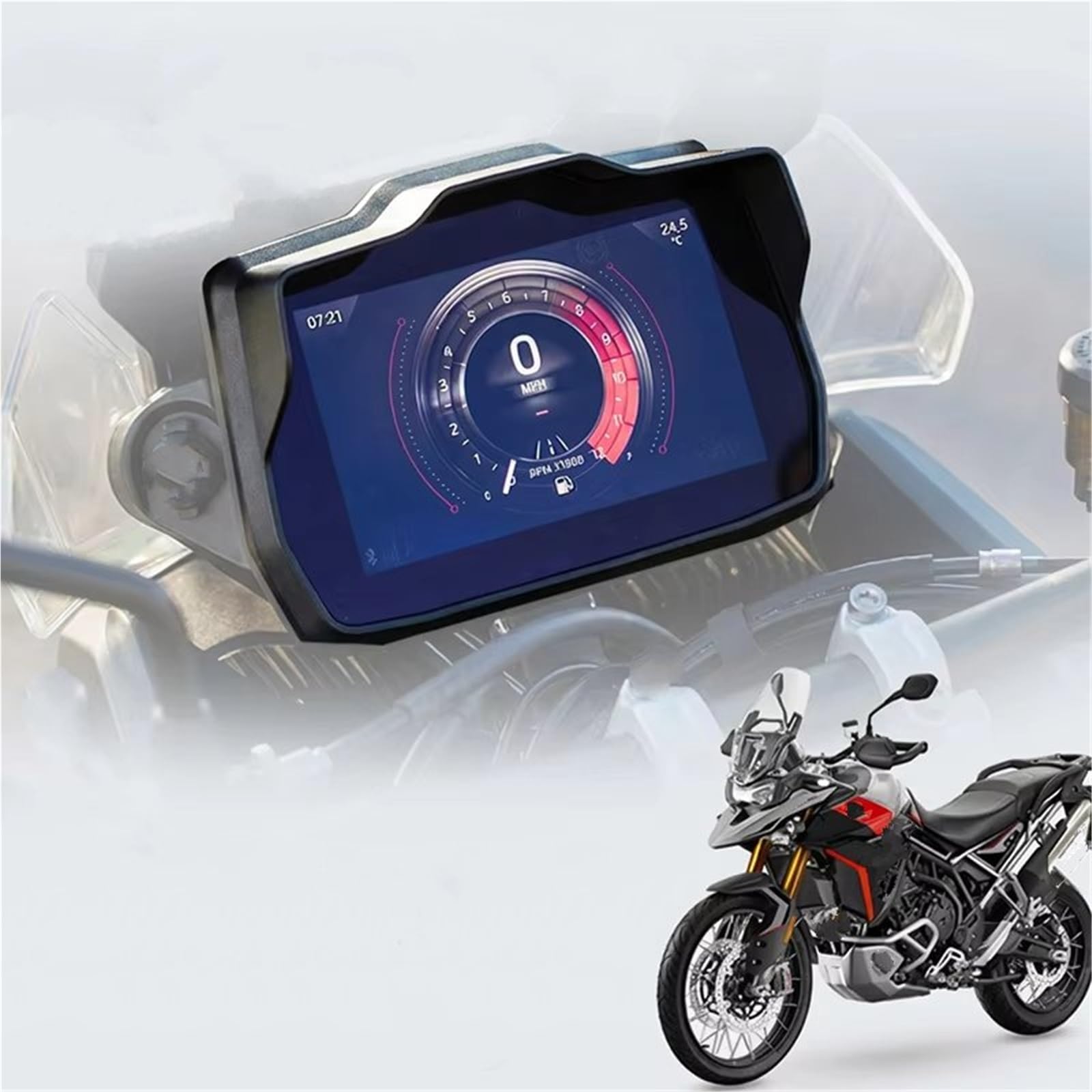Cubierta Carcasa Tacómetro Compatible Con Triumph Para Tiger 900 Para Rally Pro GT 1200 Cubierta Del Velocímetro Visera Solar Tablero