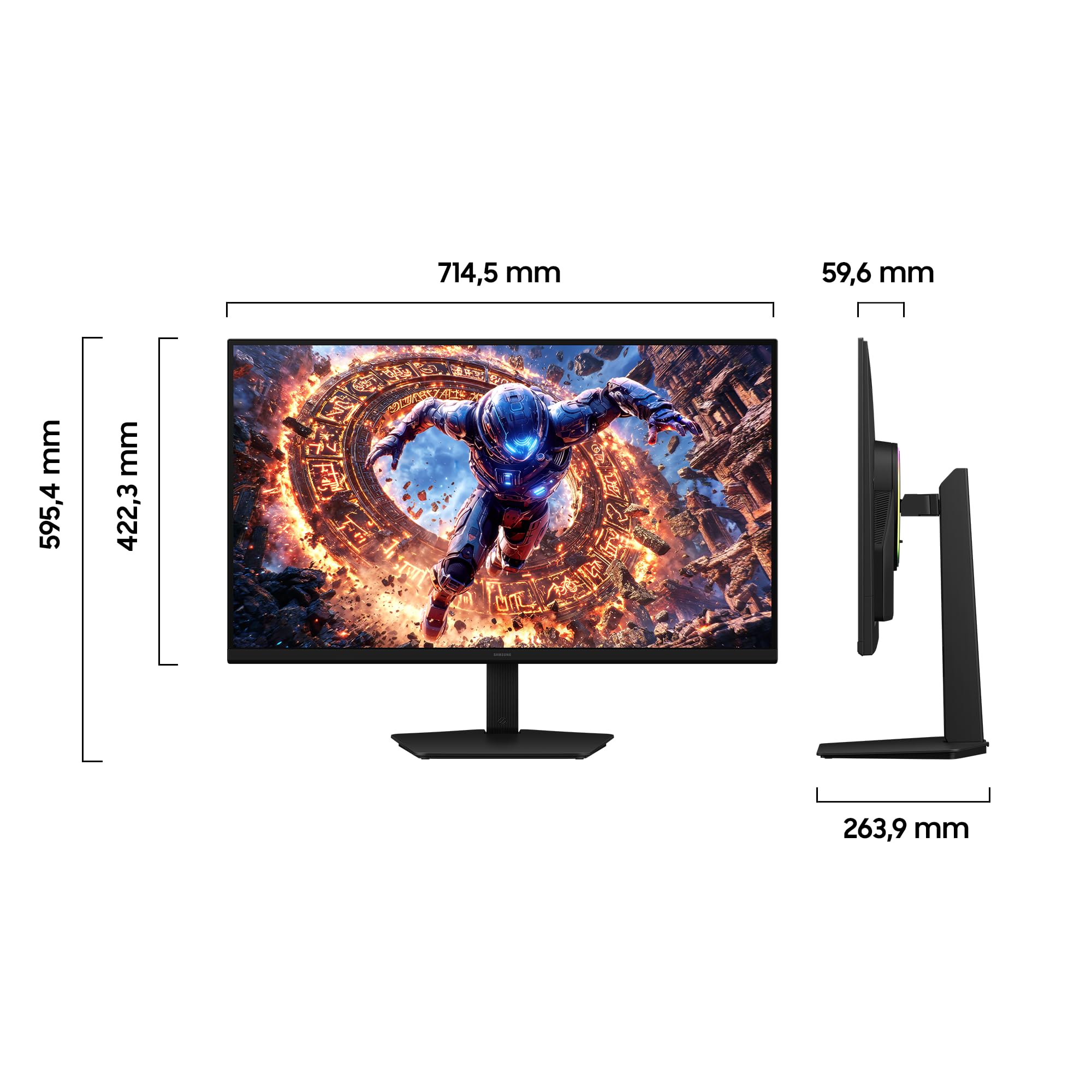 Samsung Odyssey G8 32 Zoll G80HS 6K Fast IPS 330 Hz Gaming Monitor