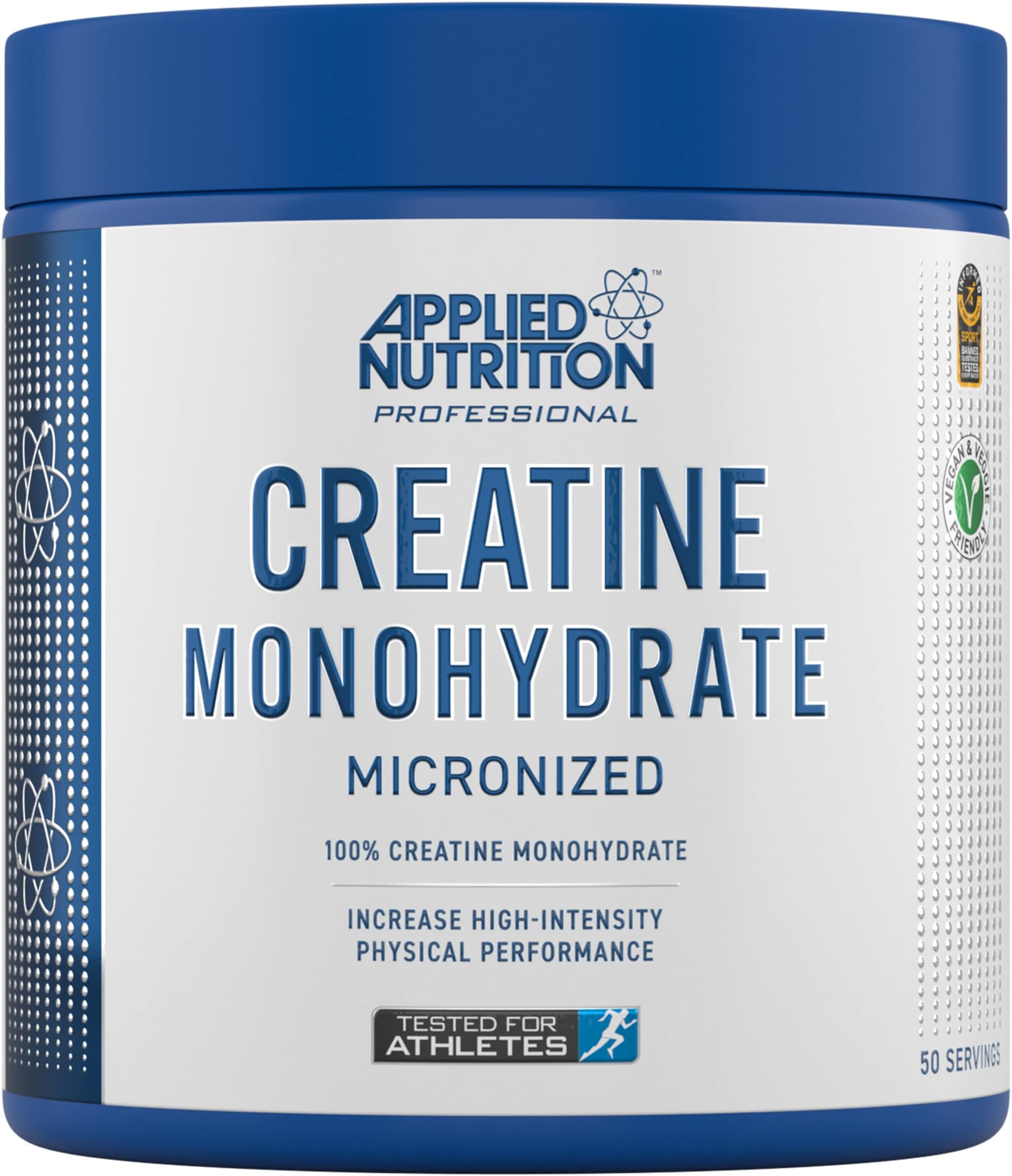 Applied Nutrition Creatine Monohydrate Micronized, Unflavored, 250 Gm