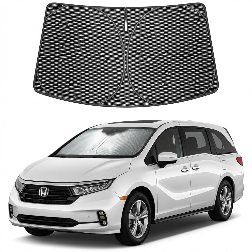 Proadsy Custom Fit Car Windshield Sun Shade for 2018-2026 Honda Odyssey