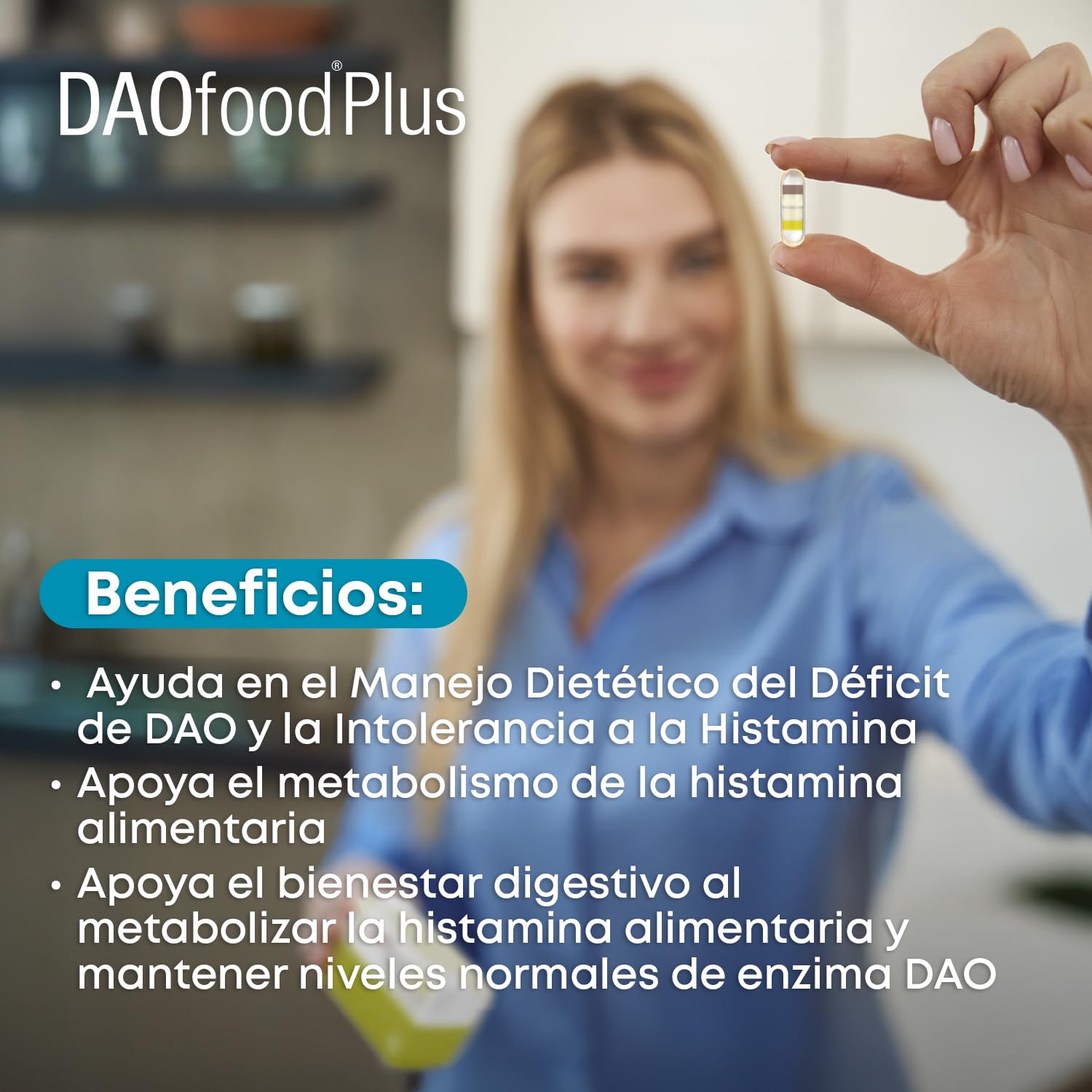Pack DAOfood + DAOfood Plus – Suplemento Enzimático DAO para Intolerancia a la Histamina y Déficit de Diamino Oxidasa – Cápsulas Gastroresistentes con Quercetina y Vitamina C – Bienestar Digestivo