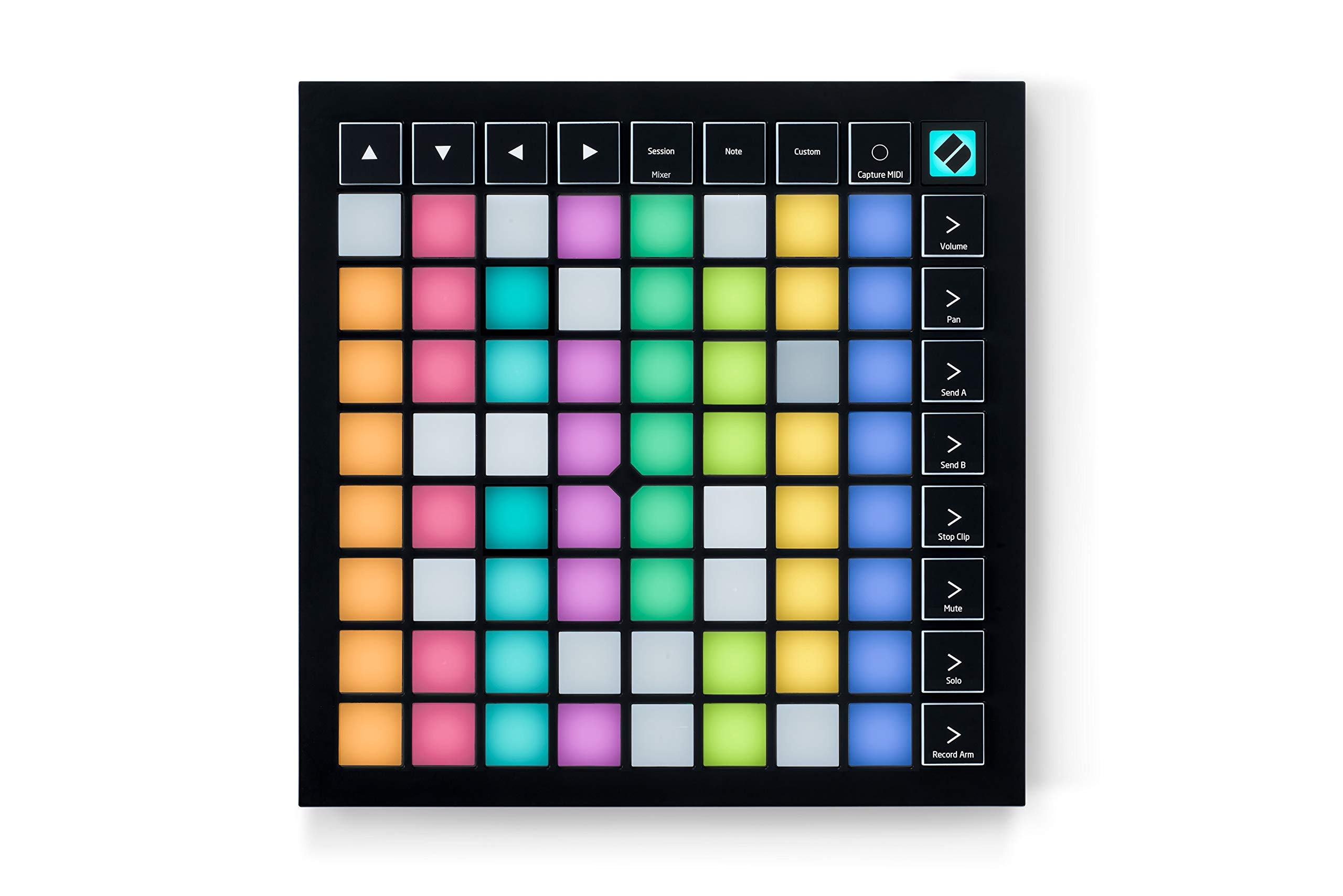 Novation Launchpad X MIDI Grid Controller for Ableton Live/Logic Pro — Easy Controls, Dynamic Note Playing, Scale Modes