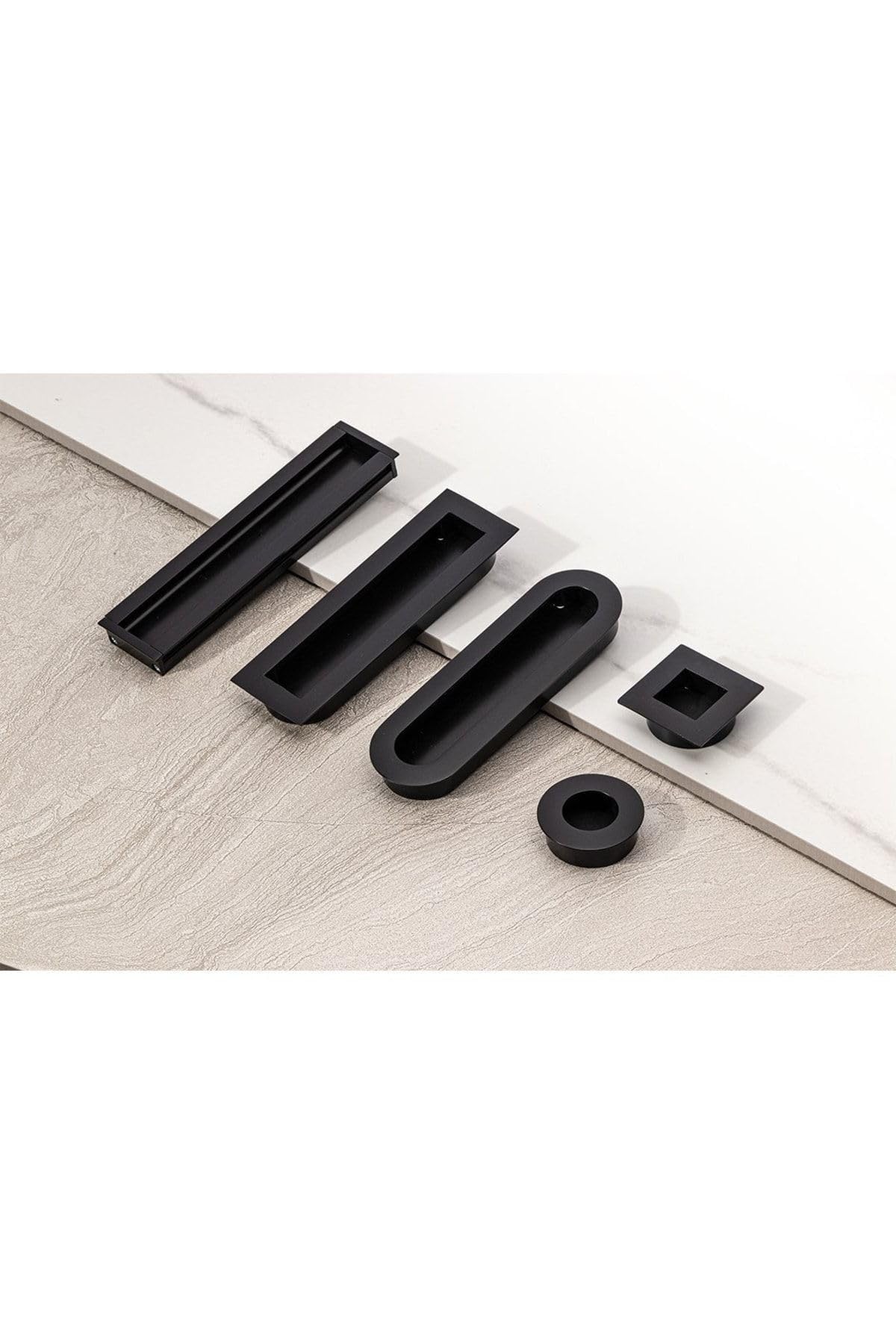 System 7471 Füme Renkli Gömme Kulp 128 Mm Renksiz Tek Ebat Ssy7471 0128 Bbn